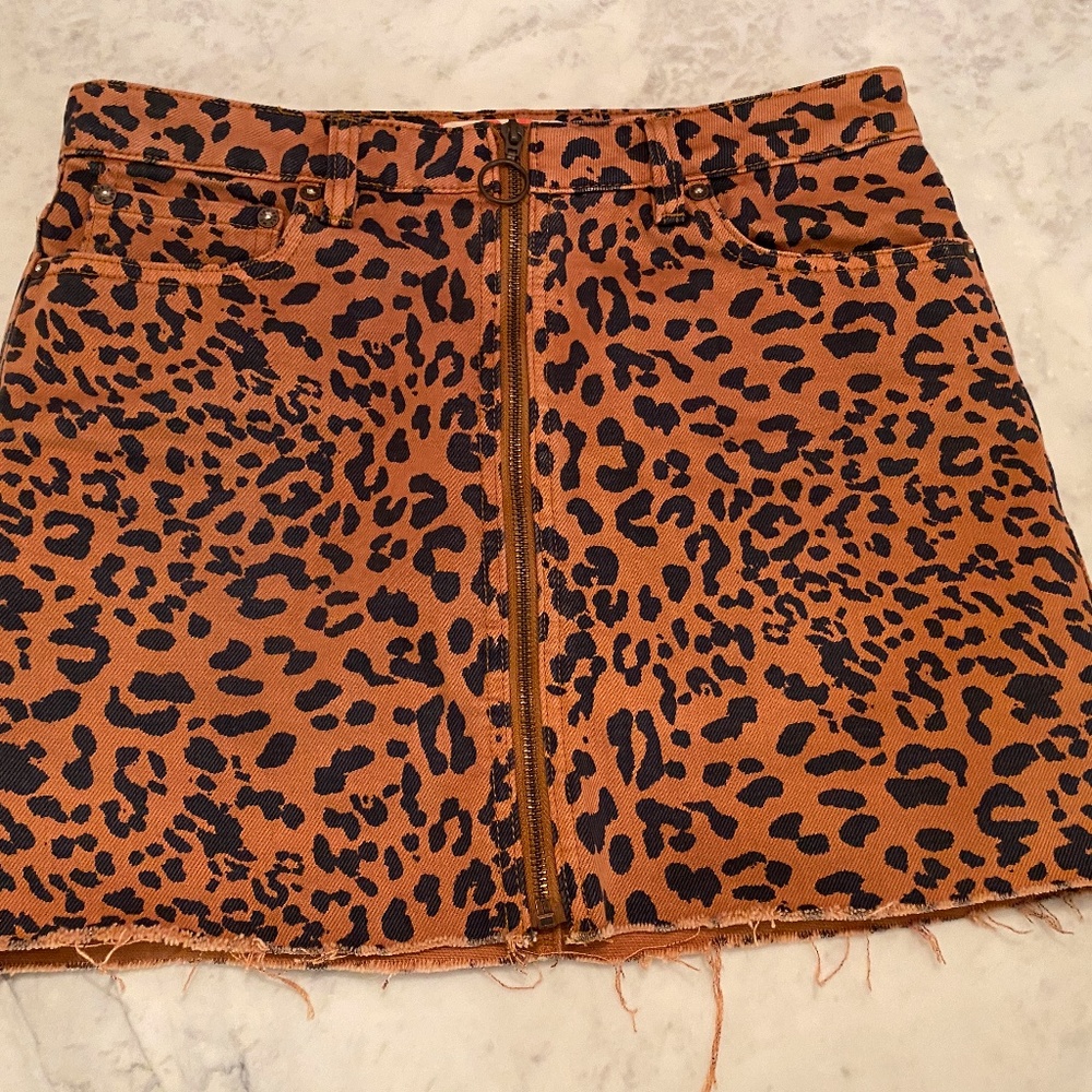 Women’s Free People Leopard Skirt - We The Free